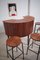 Teak Bar with 4 Bar Stools from Sika Møbler, 1960s, Set of 5 8