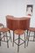 Teak Bar with 4 Bar Stools from Sika Møbler, 1960s, Set of 5 3