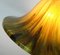Vintage Pendant Lamp in Amber Color, Acrylic and Brass, 1970s, Image 8