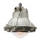 Industrial French Gray Cast Iron and Clear Glass Pendant Lamp by Sammode, Image 1