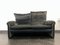 Vintage Italian Velvet Sofa in Grey by Vico Magistretti for Cassina Maralunga, 1970s, Image 15