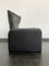 Vintage Modern Italian Velvet Armchair in Grey by Vico Magistretti for Cassina Maralunga, 1980s 8