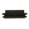 Leather Three Seater Black Sofa from Koinor Rossini, Image 8