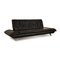Leather Three Seater Black Sofa from Koinor Rossini, Image 3