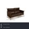 Porto Leather Three Seater Brown Dark Brown Sofa from Erpo 2