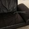 Leather Two Seater Black Sofa from Koinor Rossini, Image 4