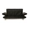 Leather Two Seater Black Sofa from Koinor Rossini, Image 7