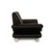 Leather Two Seater Black Sofa from Koinor Rossini 6