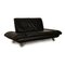 Leather Two Seater Black Sofa from Koinor Rossini, Image 3