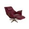 Fauteuil Safira en Cuir Violet de Koinor 3