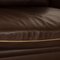 Porto Leather Two Seater Brown Dark Sofa from Erpo 4