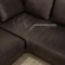 Brand Face Leather Corner Sofa in Dark Brown Espresso from Ewald Schillig 4