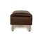 Porto Leather Stool in Dark Brown from Erpo 5