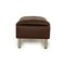 Porto Leather Stool in Dark Brown from Erpo, Image 5