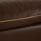 Porto Leather Stool in Dark Brown from Erpo, Image 3