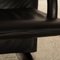 Butaca T-Series de cuero en negro de Burkhard Vogtherr para Arflex, Imagen 3