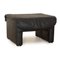 Leather Stool in Dark Blue from Koinor 1