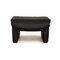 Leather Stool in Dark Blue from Koinor, Image 7