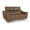 Tyra Leather Two-Seater Brown Taupe Sofa from Ewald Schillig, Image 3
