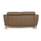 Tyra Leather Two-Seater Brown Taupe Sofa from Ewald Schillig 9