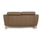 Tyra Leather Two-Seater Brown Taupe Sofa from Ewald Schillig, Image 9