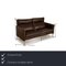 Braunes Porto Leder Sofa Set von Erpo, 3er Set 2