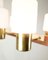 Ceiling Lamp Model Ship in Teak & Brass by Jo Hammerborg, 1960s 5