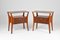 Italian Maple Nightstands attributed to Gio Ponti for Cantu, 1950s, Set of 2 2