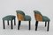 Vintage Italian Chairs with Stool, 1940s, Set of 3 8