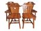 Vintage Tyrolean Dining Chairs in Pine, 1970s, Set of 4 1