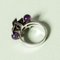 Silver and Amethyst Ring by Verner Therkelsen, 1970s 5
