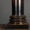 20th Century Blackened Wood Column Table Lamps, Set of 2 3
