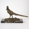 Animal Statue Representing a Pheasant in Patinated Bronze, 1930s 2