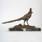Animal Statue Representing a Pheasant in Patinated Bronze, 1930s 5