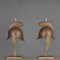 20th Century Table Lamps Made with a Half Helmet, Set of 2 4