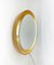 Specchio Mid-Century moderno dorato in legno, Italia, anni '60, Immagine 2