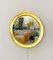 Specchio Mid-Century moderno dorato in legno, Italia, anni '60, Immagine 4