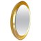 Mid-Century Moderner Gold Spiegel aus Holz, Italien, 1960er 1