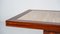Moderner Mid-Century Tisch aus Holz & Travertin, Italien, 1970er 3