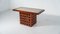 Mid-Century Modern Wooden and Travertine Table, Italy, 1970s, Image 2