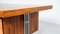 Mid-Century Modern Wooden and Chrome Desk, Italy, 1970s, Image 6