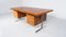 Mid-Century Modern Wooden and Chrome Desk, Italy, 1970s, Image 4