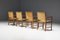 Scandinavian Conference Chairs in Natural Leather, 1970s 6