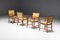 Scandinavian Conference Chairs in Natural Leather, 1970s 7