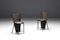Sevilla Chairs attributed to Frans Van Praet in Grey Leather, Belgium, 1990s 11