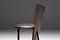 Frans Van Praet zugeschriebene Sevilla Chairs aus Grauem Leder, Belgien, 1990er 10