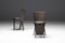 Sevilla Chairs attributed to Frans Van Praet in Grey Leather, Belgium, 1990s 7