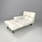 Italian Postmodern Padded Blue and White Cubes Chaise Longue attributed to Arflex, 1990s 5