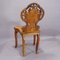 Walnut Edelweis Marquetry Chairs from Swiss Brienz, 1890s, Set of 2 14