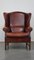 Large Leather Wing Chair 1